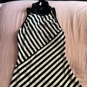 size small open back shirt